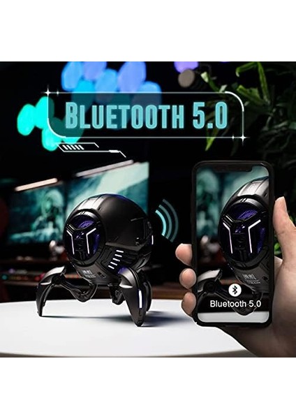 Gravastar Bluetooth Hoparlör Mars Pro Mat Siyah Tasarım, Bas Güçlendirme, 15 Saat Çalma Süresi, Gerçek Kablosuz Stereo Ses, Taşınabilir Cihaz Hoparlör, 20 W Subwoofer Hoparlör modelleri