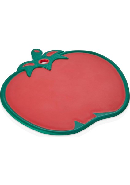 ve Hijyenik Plastik Kesim Panosu – Domates Desenli -Mutfakta Pratik ve Güvenli Kullanım