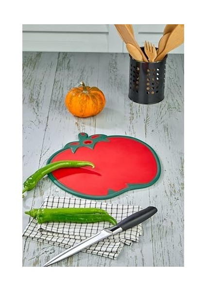 ve Hijyenik Plastik Kesim Panosu – Domates Desenli -Mutfakta Pratik ve Güvenli Kullanım fiyatları