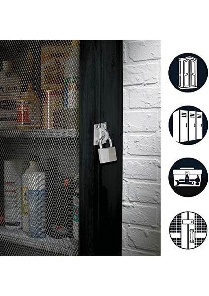 914060REURD Dikdörtgen Çelik Kapak Seti ve Anahtarlı Asma Kilit modelleri