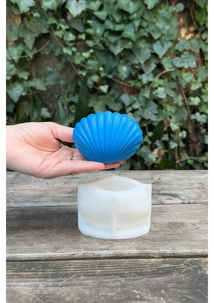 Concept Büyük Deniz Kabuğu 3D Mum Kalıbı (Silikon)