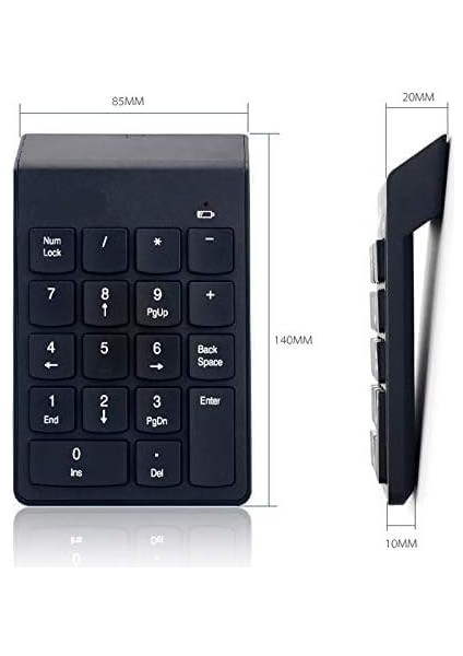 AL-2021 USB Numpad Keypad Kablosuz Numerik Klavye USB Numaratör Tuş Takımı modelleri