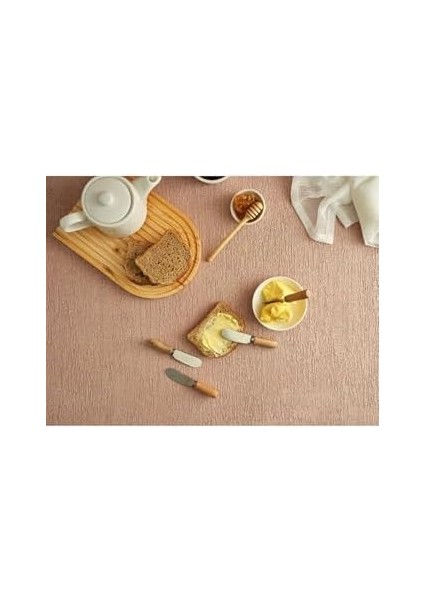 Ahşap Saplı Kahvalı Reçel Kaşığı 6 Adet modelleri