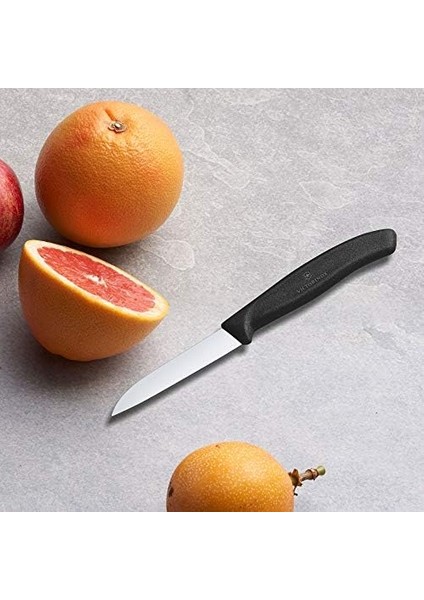 6.7403 Swissclassic 8cm Düz Soyma Bıçağı, Siyah fiyatları