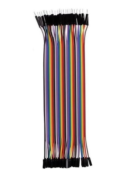 40 Adet Dişi-Erkek Jumper Kablo 20 cm