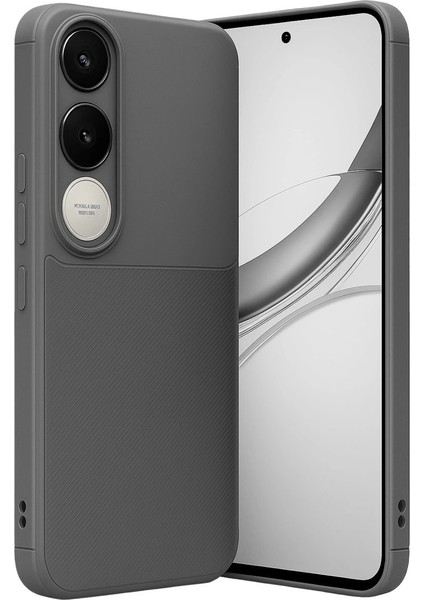 Vivo V50 Lite 4g Auto Focus Karbon Kapak - Gri