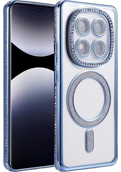 Xiaomi Redmi Note 14 Pro 5g Joke Simli Magneticsafe Kılıf - Mavi