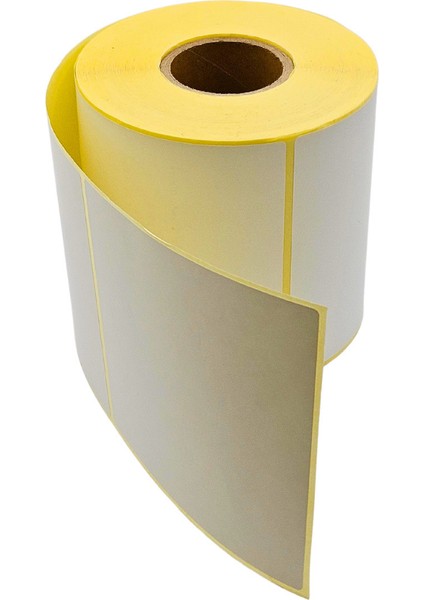 100x100mm Termal Etiket | 1 Rulo | 500 Sarım | Ribonsuz | Kargo, Lojistik, E-ticaret | Yapışkanlı