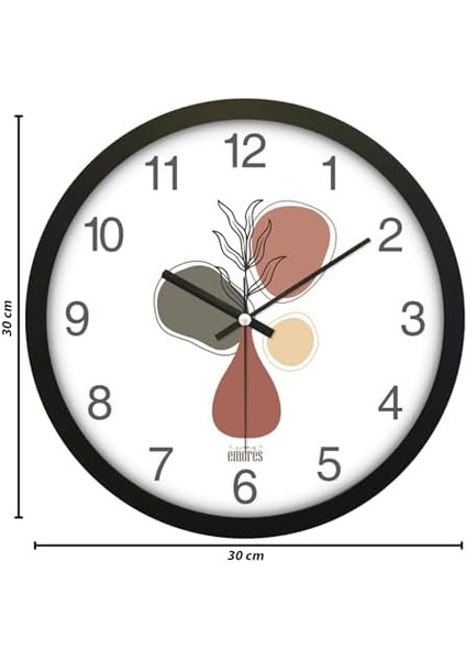 30 cm Gerçek Cam Sessiz Mekanizma Duvar Saati fiyatları
