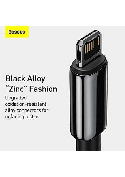 Tungsten Hızlı Şarj Kablosu USB To Ip 2.4A, 1m, Siyah fiyatları