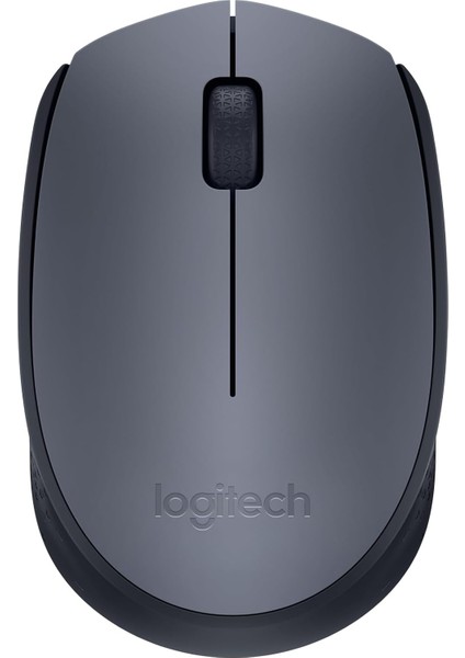 M170 Kablosuz Mouse, Pc, Mac, Dizüstü Bilgisayar Için, 2,4 Ghz, USB Mini Alıcılı, Optik Izleme, 12 Aylık Pil Ömrü, Sağ ve Sol Elle Kullanıma Uygun, Gri