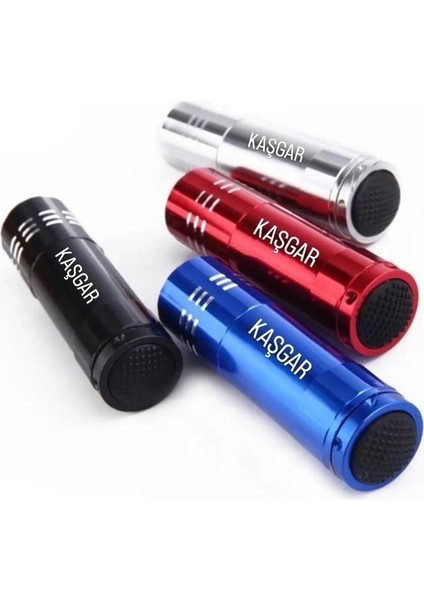 Buğz Süper Parlak 9 Ledli Metal Mini El Feneri