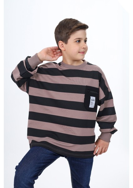 Erkek Çocuk Çizgili Sweatshirt fiyatları