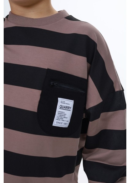 Erkek Çocuk Çizgili Sweatshirt fırsatları