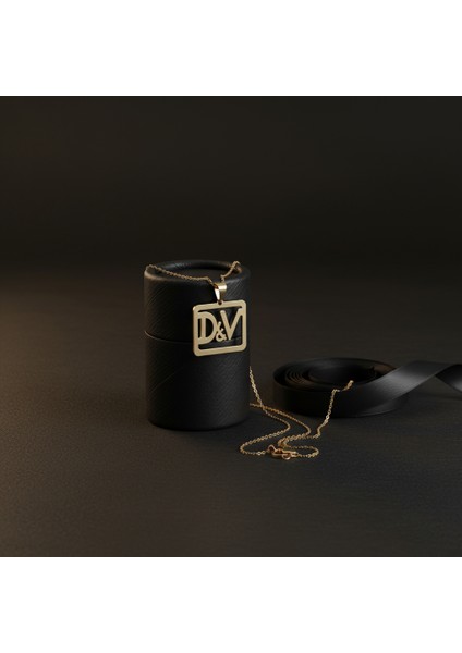 8 Ayar Altın Kolye Ucu D&v GM11094 1 gr modelleri