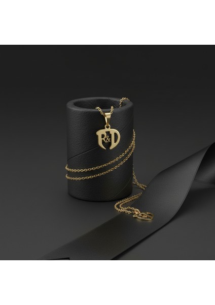 8 Ayar Altın Kolye Ucu D&r GM11051 0.5 gr modelleri