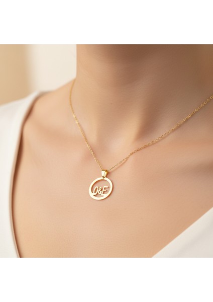 8 Ayar Altın Kolye Ucu E&o GM11257 0.5 gr