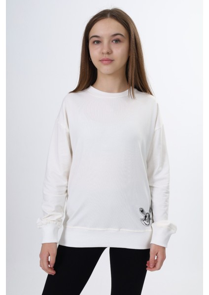 Kız Çocuk Baskılı Sweatshirt fiyatları