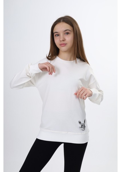 Kız Çocuk Baskılı Sweatshirt modelleri