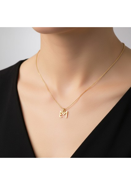 8 Ayar Altın Kolye Ucu E&m GM11235 1 gr