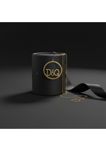 14 Ayar Altın Kolye Ucu D&q GM11031 0.5 gr modelleri