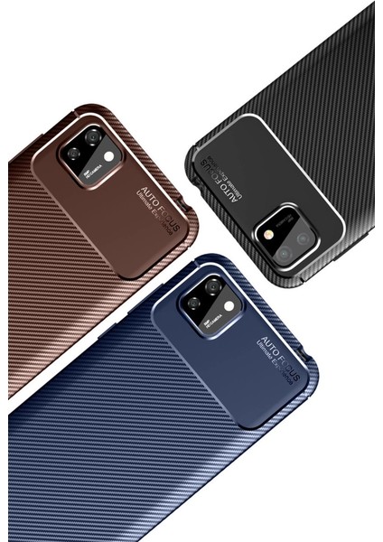 Huawei Y5P Kılıf Auto Focus Karbon Kapak - Siyah modelleri
