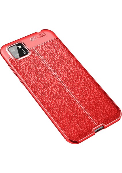 Huawei Y5P Kılıf Auto Focus Kapak - Kırmızı fiyatları