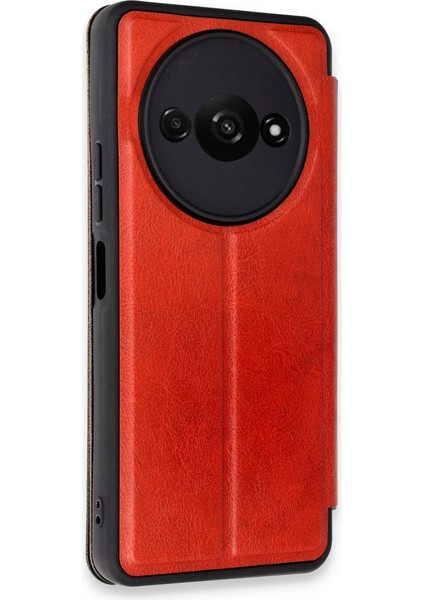 Xiaomi Redmi A3 4g Kılıf Flip Cover - Kırmızı fiyatları