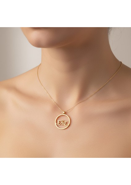 8 Ayar Altın Kolye Ucu E&e GM11138 1 gr