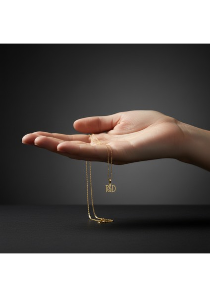 8 Ayar Altın Kolye Ucu D&r GM11041 0.5 gr fiyatları