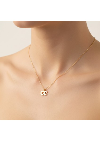 8 Ayar Altın Kolye Ucu E&g GM11168 1 gr