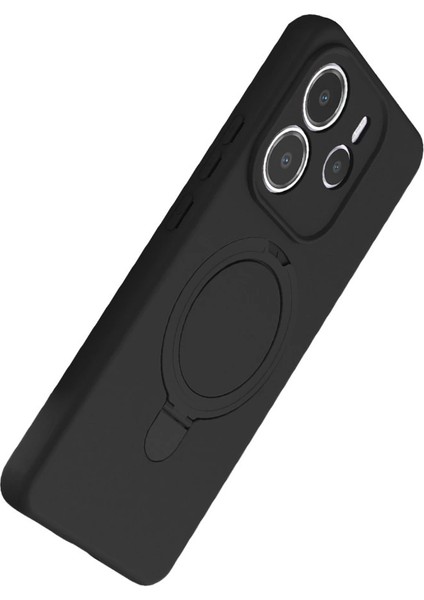 Xiaomi Redmi Note 14 4g Regal Magsafe Standlı Kapak - Siyah modelleri