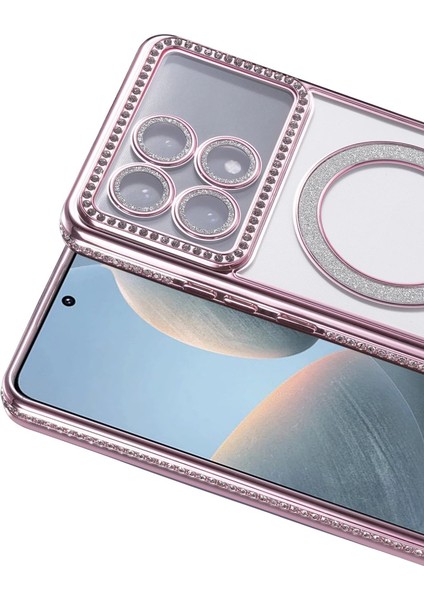 Xiaomi Poco X6 Pro Joke Simli Magneticsafe Kılıf - Pembe fiyatları