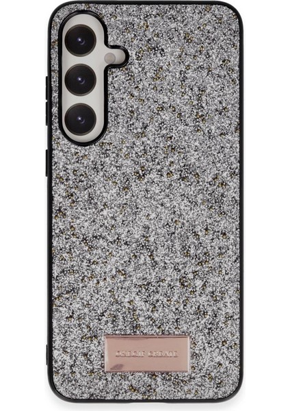 Onegif Samsung Galaxy A05S Bright Simli Kapak - Gümüş