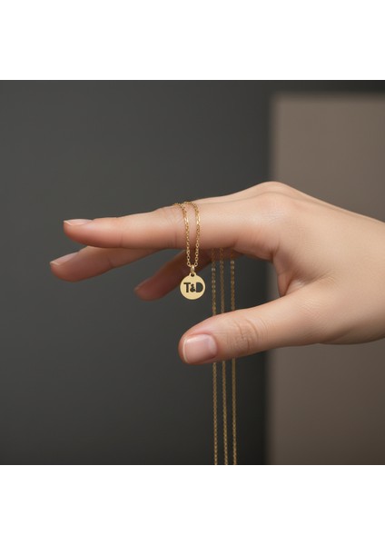 14 Ayar Altın Kolye Ucu D&t GM11073 0.5 gr fiyatları