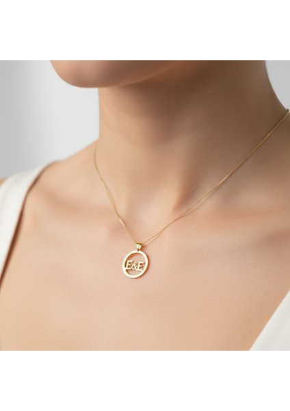 8 Ayar Altın Kolye Ucu E&e GM11139 1 gr