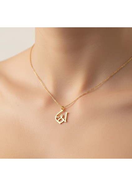 8 Ayar Altın Kolye Ucu E&ı GM11190 1 gr