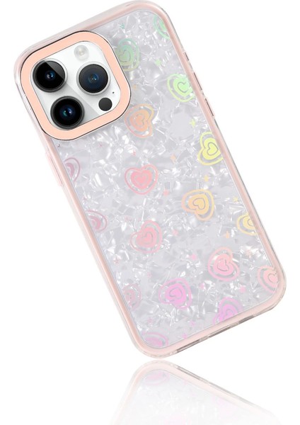 Apple Iphone 15 Pro Lumi Desenli Kapak - Pembe fırsatları