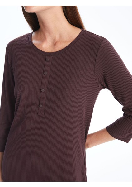 Yeni Sezon Kadın Bisiklet Yaka Düz Tişört modelleri