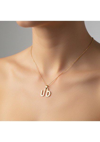 14 Ayar Altın Kolye Ucu D&u GM11078 1 gr