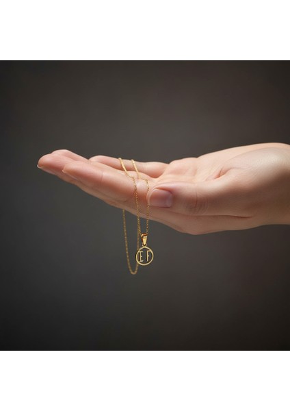 14 Ayar Altın Kolye Ucu E&f GM11147 0.5 gr fiyatları