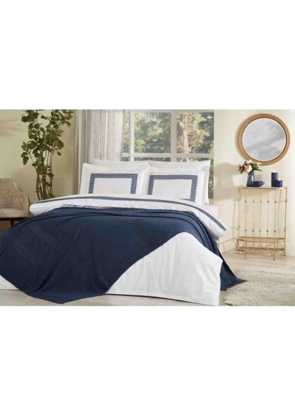 Çift Kişilik Triko Battaniyeli Nevresim Takımı Wickers