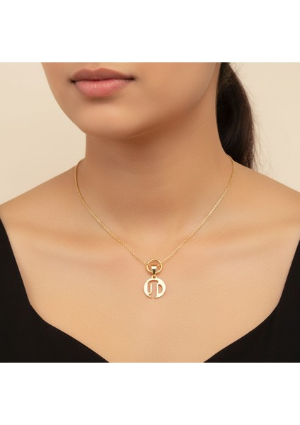 8 Ayar Altın Kolye Ucu D&u GM11080 1 gr