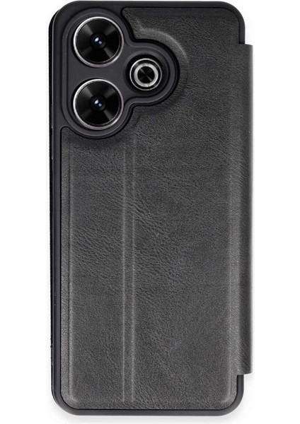 Xiaomi Redmi 13 4g Kılıf Flip Cover - Siyah