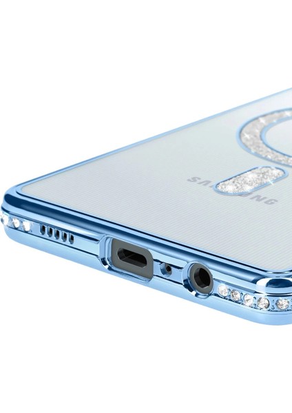 Samsung Galaxy A06 Joke Simli Magneticsafe Kılıf - Mavi fırsatları