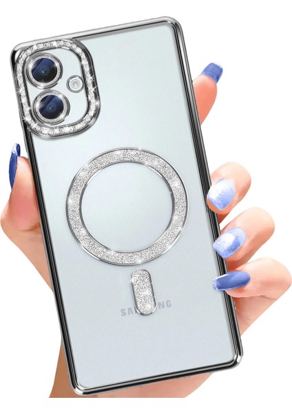 Samsung Galaxy A06 Joke Simli Magneticsafe Kılıf - Siyah fiyatları