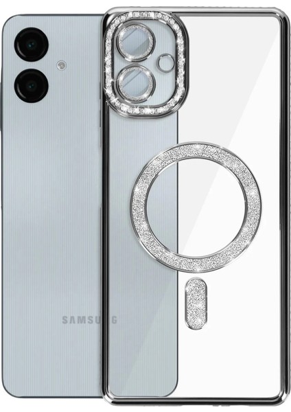 Samsung Galaxy A06 Joke Simli Magneticsafe Kılıf - Siyah