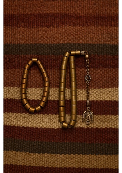 Doğal Bakır Tespih & Bileklik Seti –manyetik Güçlü, Çift Başlı Kartallı, Kutulu fiyatları