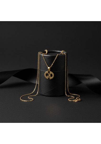 8 Ayar Altın Kolye Ucu D&q GM11033 0.5 gr modelleri