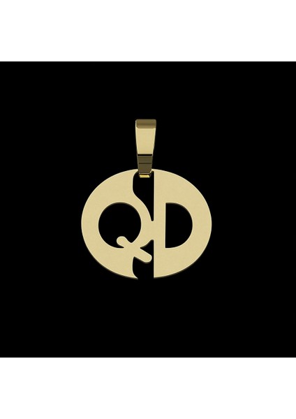 8 Ayar Altın Kolye Ucu D&q GM11033 0.5 gr fırsatları